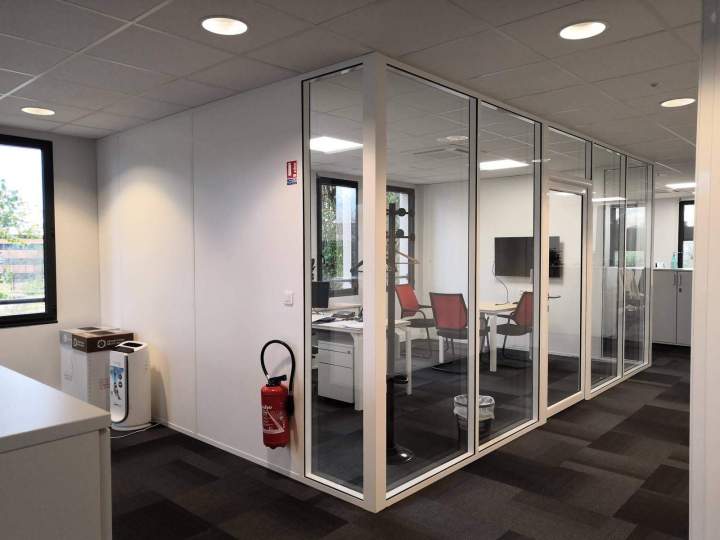 Cloisons de bureau modulaires Rhône-Alpes