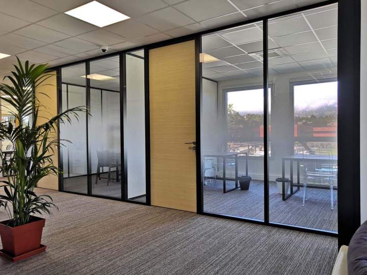 Vitrophanie bureau Rhône Alpes