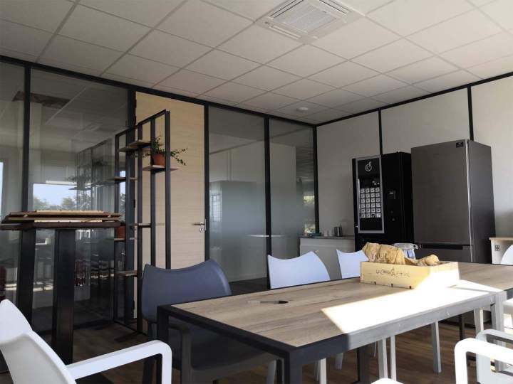 Vitrophanie bureau Rhône Alpes