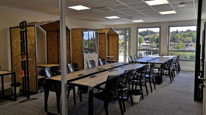 Vitrophanie bureau Rhône Alpes